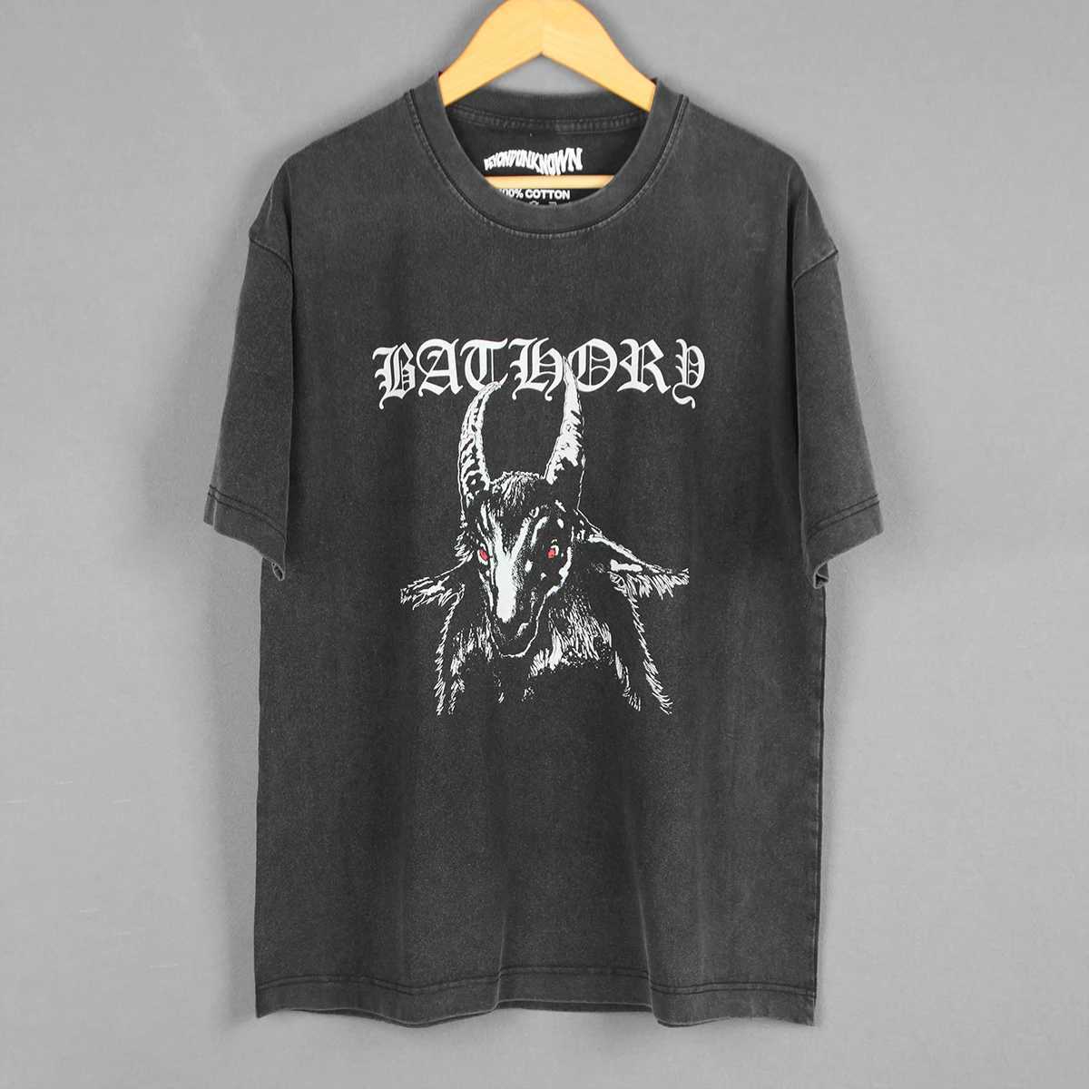 Bathory T-Shirt Venom Celtic Frost Burzum Darkthrone Hellhammer 80s Black Metal Goat Cotton Summer Print T Shirt X250623