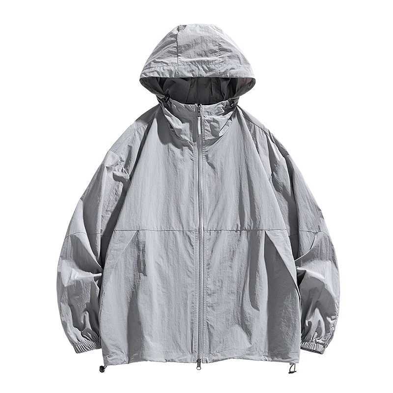 Fashion Mens Summer Outdoor Skin Coats UPF 00+ UV Protective Hiking Jacket Men Thin Hooded Fishing Jackets Cycling Clothing W250623