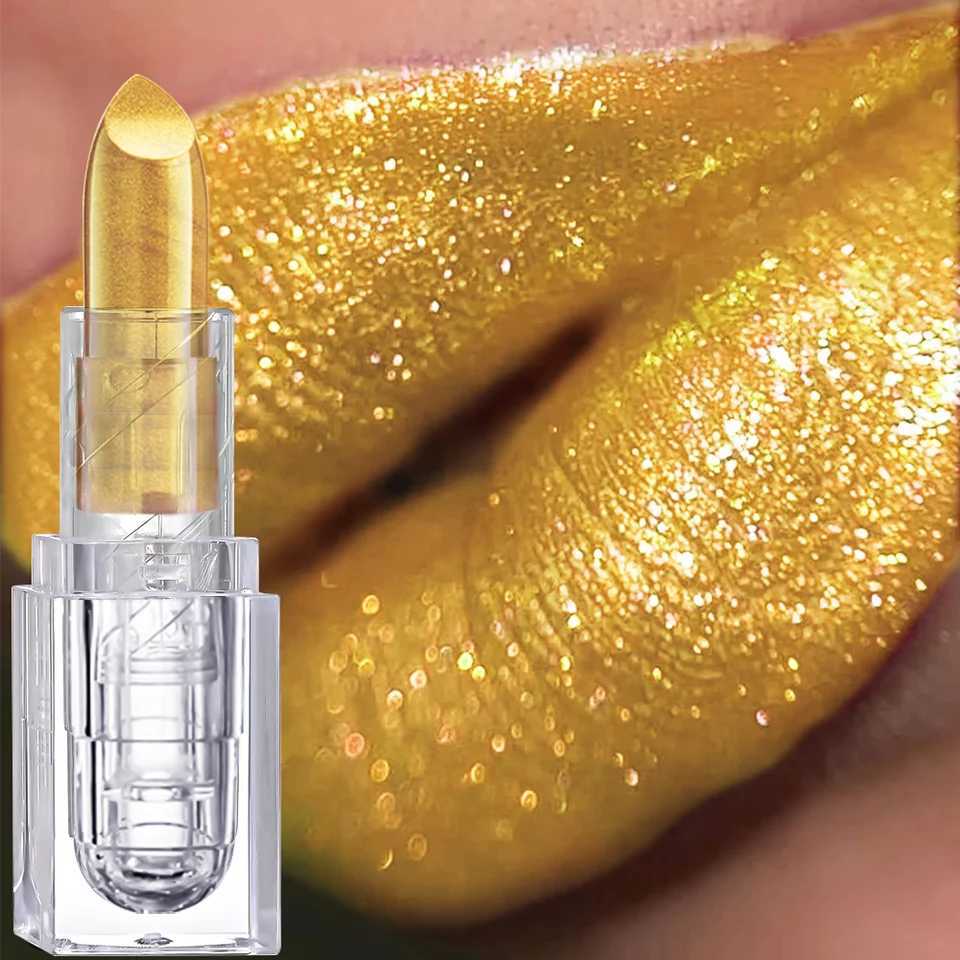 Shiny lipstick long-lasting lipstick moisturizing waterproof sweat proof cool yellow lipstick Halloween XJ250623