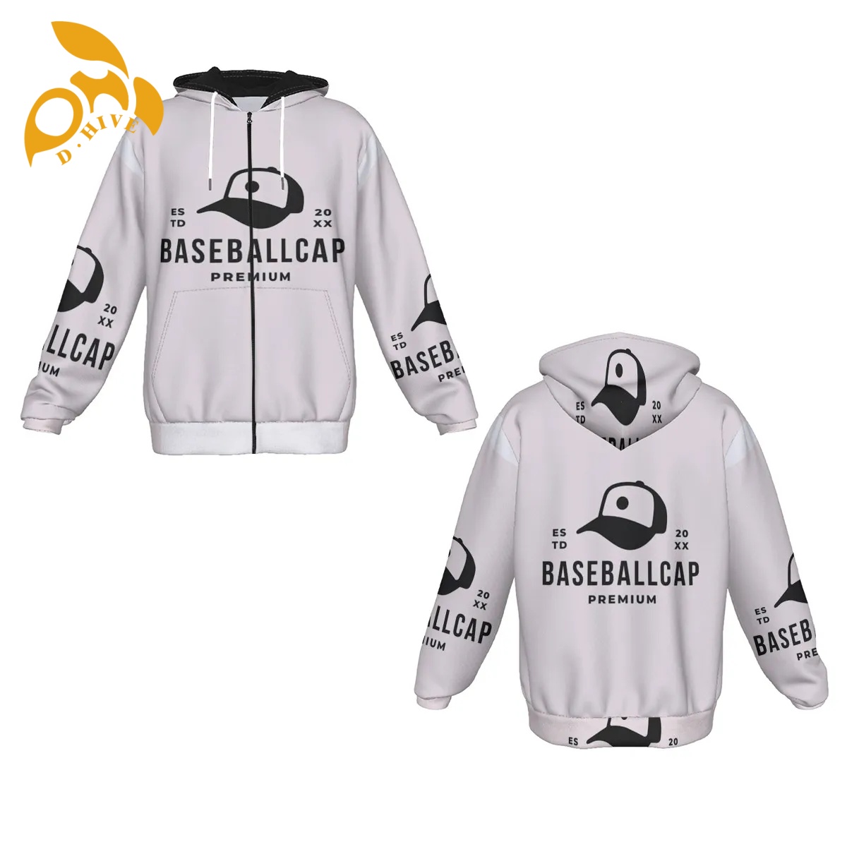 Free Shipping customized definition oversize Men's women's hooded sweatshirt printed fashionable casual street wear zipper cotton hooded swe