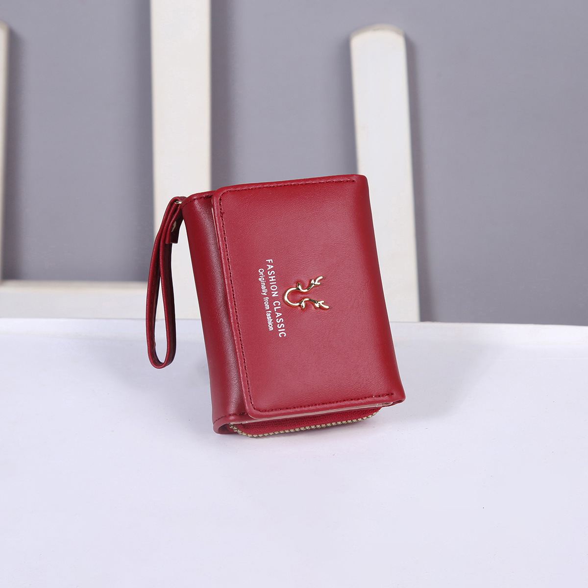 Free Shipping 2025 New Designer Bag Women's Handbag Wallet Lightweight Short Antler Wallet Mini Card Holder Coin Purse Two-in-one Fashion Wallet