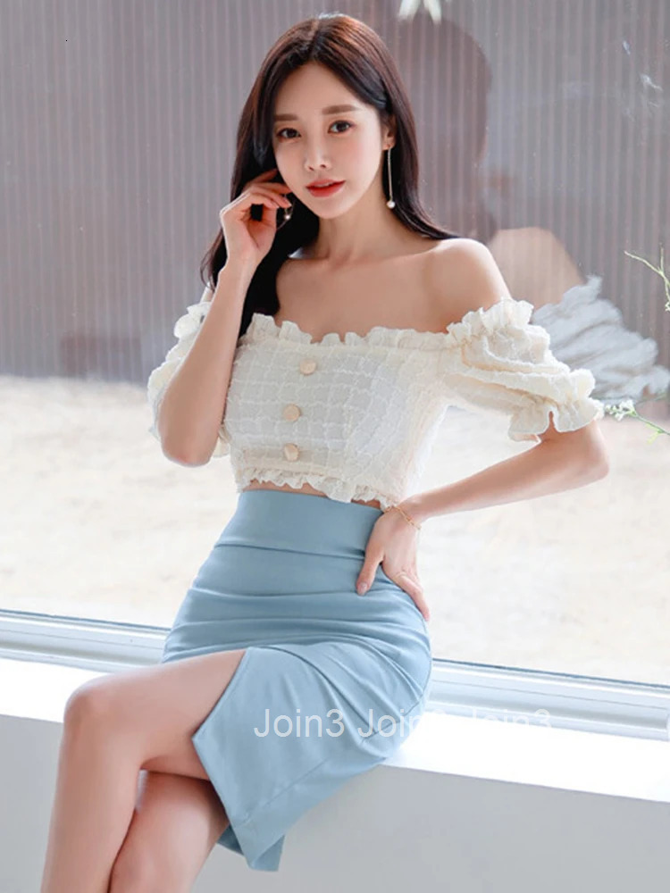 New Fashion Summer Fake 2 Pieces Party Prom Short Dress Women Chic Sexy Off-Shoulder Slim Wrap Hip Midi Irregular Mujer Vestidos