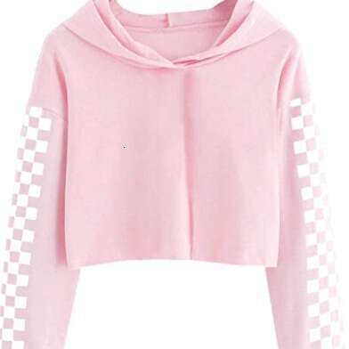 Children's Clothing Autumn Winter New Hooded Sweatshirt Long Sleeve Classic Plaid Print Top Cotton B5