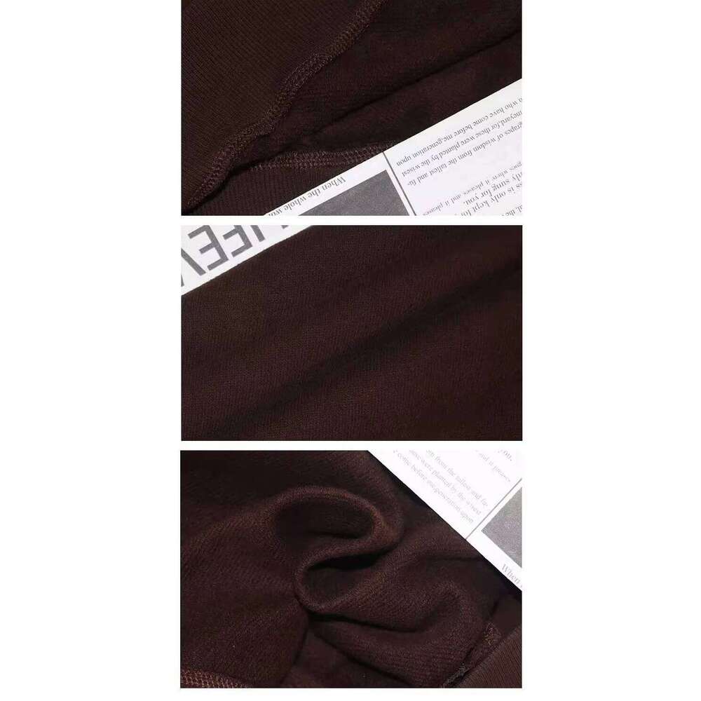 autumn winter Women's Pullover Hooded Sweatshirt with Letter Print and Zipper Closure