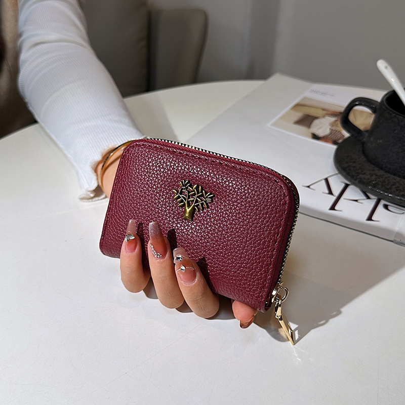 New Women's Luxury Wallet 2025 Women's Wallet High End Fashion Zipper Designer Wallet Short Small Wallet Fashion Women's Wallet