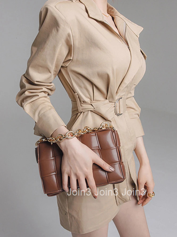 Fashion Korean Spring Autumn Women Short Dress Formal Temperament Casual Stand Collar Asymmetrical Mini Dresses Street Clothes