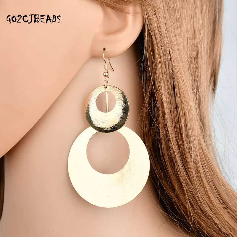 Tren Leaves 2022 Earrings Bohemia Metal Tassel Earrings Long Earring Women Irregular Sexy Girls Jewelry Fashion Punk XJ250623