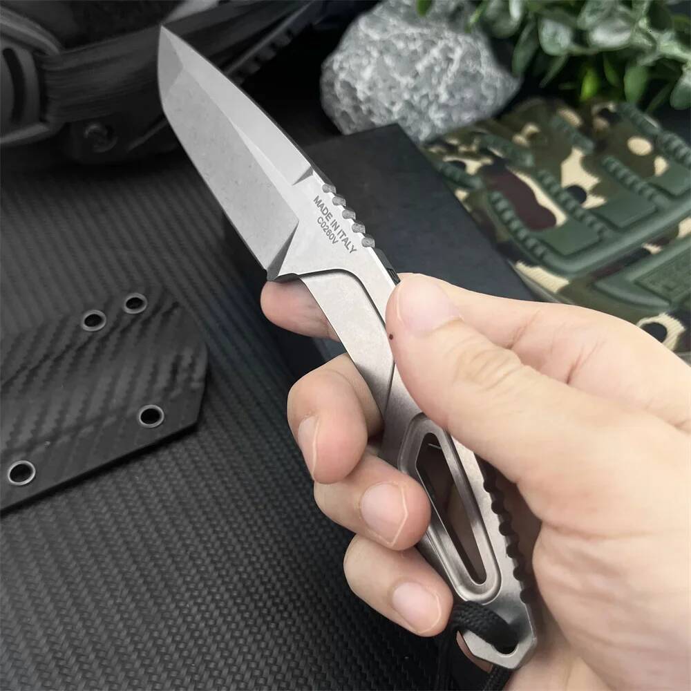 New Outdoor Hunting Fixed Blade Knife High Hardness 8Cr13Mov Knives Hiking Military Tactical Cutting Emergency Rescue EDC Tools high-quality
