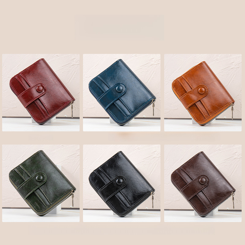 Free Shipping Luxury Fashion Multi-card Slot Designer Wallet Unisex Zipper Coin Purse Card Holder Bag In Stock Storage Bag