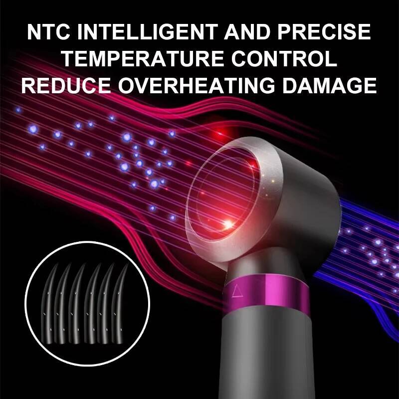 5 in 1 Multifunctional Hair Dryer Portables High Speed Hairdryer Professional Noise Reduction Constant Temperature