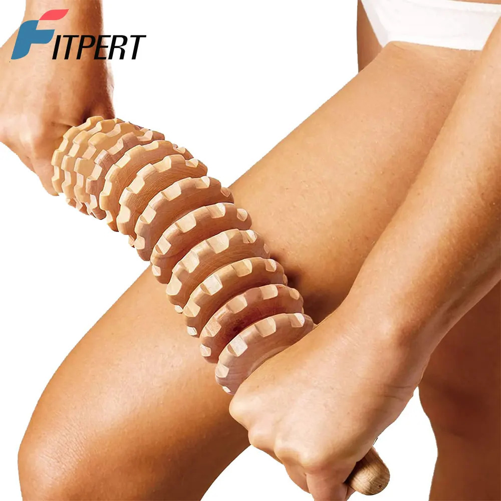 Curved Wood Roller for Stomach CelluliteWooden Therapy Massage Tool for Body ShapingWood Massager Stick for Lymphatic Drainage 250619