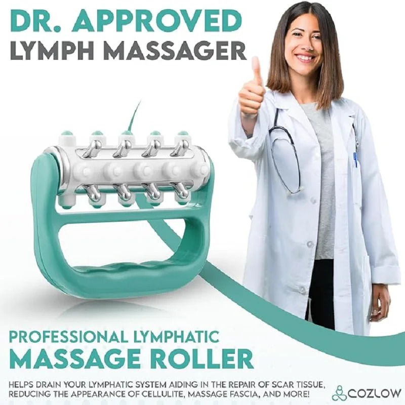MyoRelease Lymphatic Drainage Massager Green Ultimate Fascia Release Scar Tissue Massage Tool Personal Handheld Massage Ro 250619