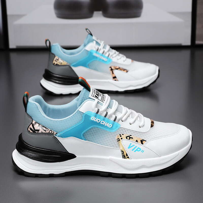 Summer New Breathable Mesh new Men's Sports Korean Style Trendy Versatile Casual Shoes Dad Sneakers