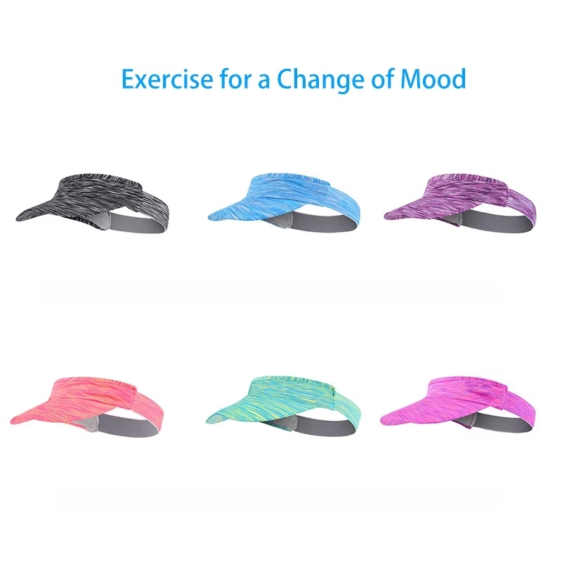 Running Overhead Hat Sun Protection Outdoor Sports Women's Hair-tying Sweat-wicking Breathable and Portable Sun Hat Summer Ice Silk Hat Sun Visor