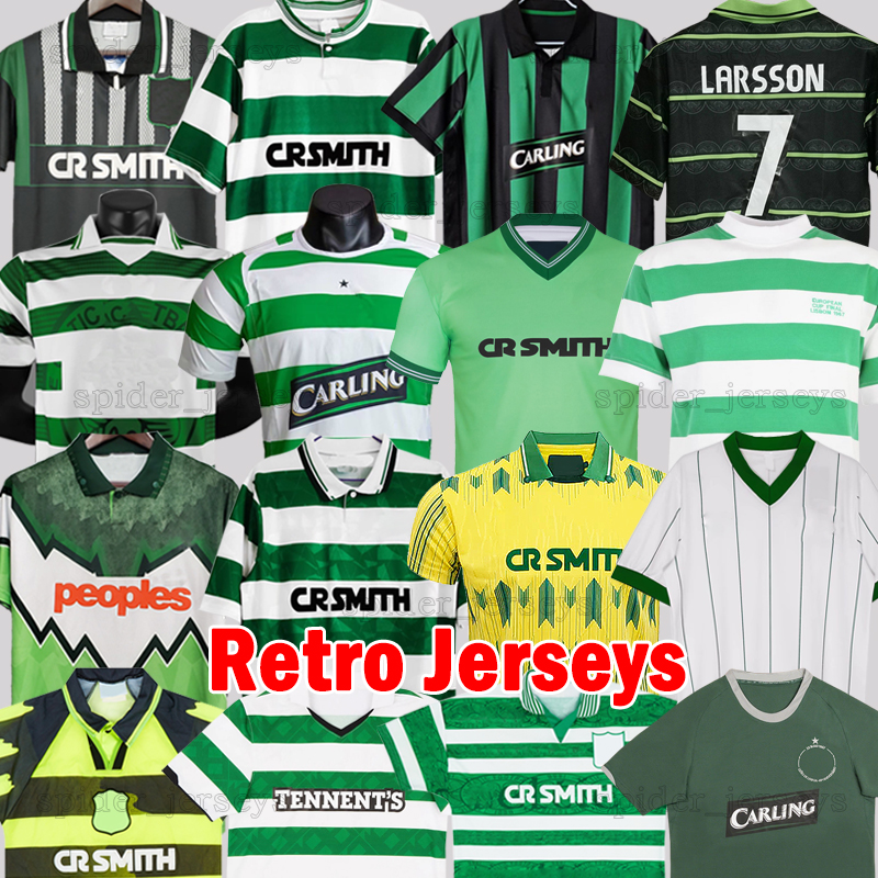 XXXL 4XL 1966 CelticFC retro soccer jerseys LARSSON NAKAMURA 1980 84 88 MORAVCIK KEANE 1991 93 96 99 SUTTON 2000 03 07 Football Shirts CeltsS 2010 NICHOLAS Men