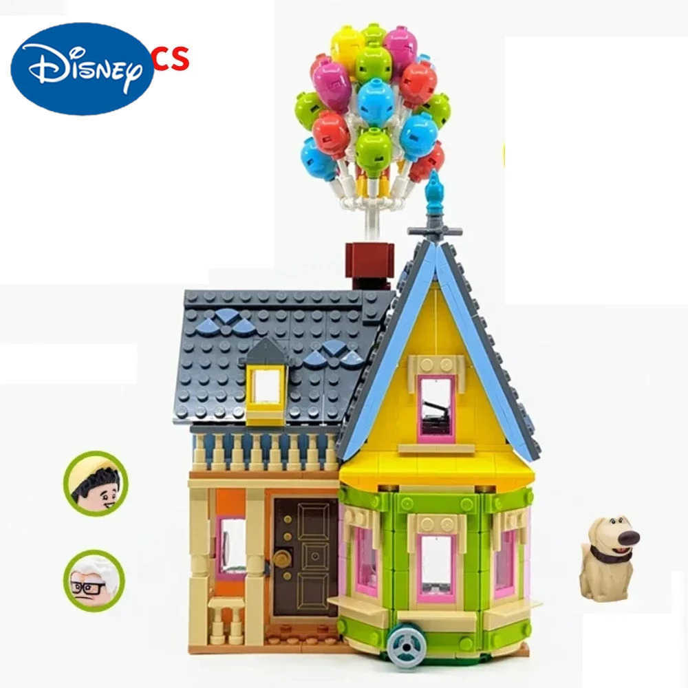 DISNEYUp House Building Blocks Movie Travels Of Flying House Construction Model Kit Toys For Boys Birthday Gifts Home Decoration W250623