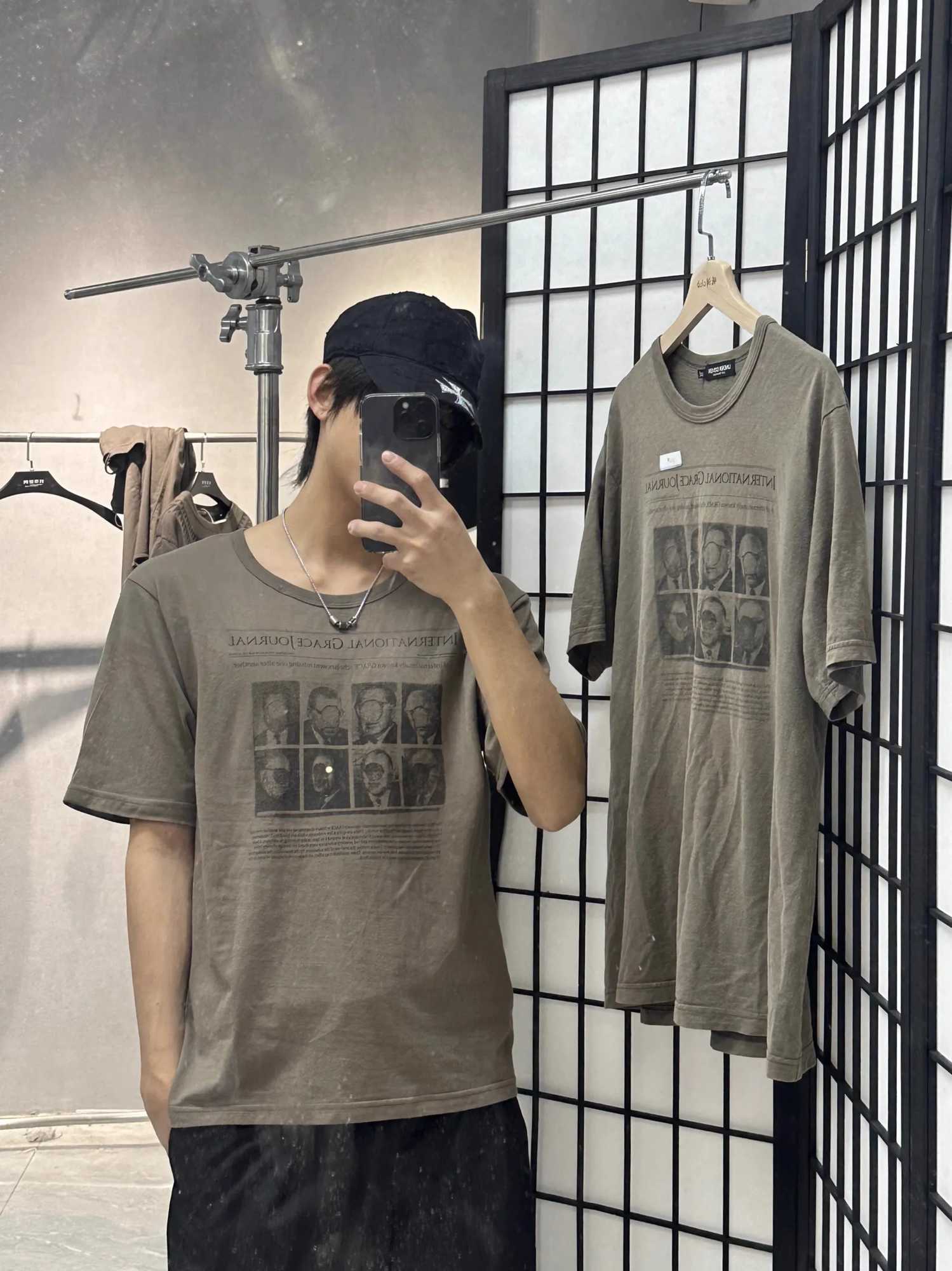 New Men Undercover 8 of grace journal T Shirts T-Shirt Hip Hop Skateboard Street Cotton T-Shirts T Top size 1 2 3#N195 X250623