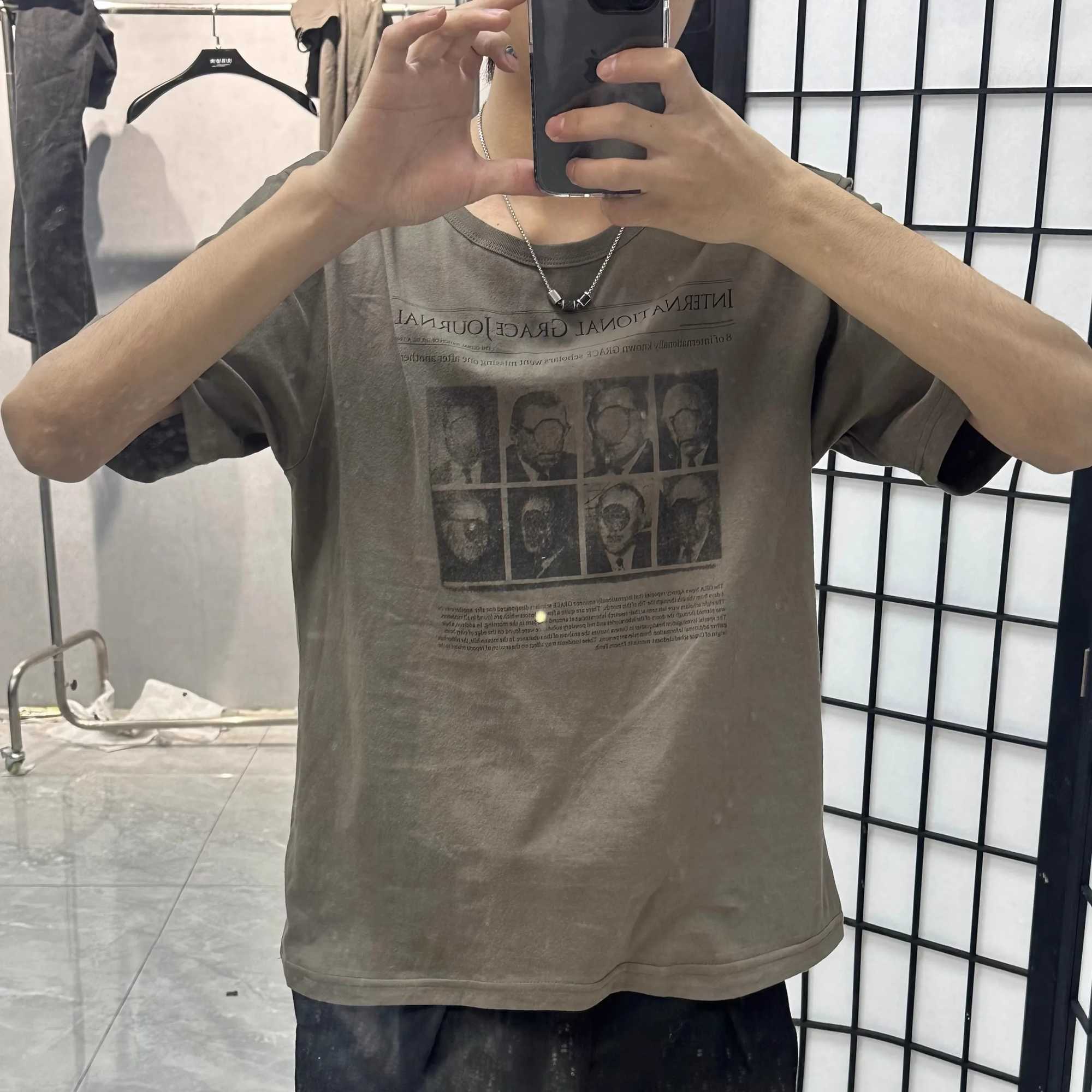 New Men Undercover 8 of grace journal T Shirts T-Shirt Hip Hop Skateboard Street Cotton T-Shirts T Top size 1 2 3#N195 X250623