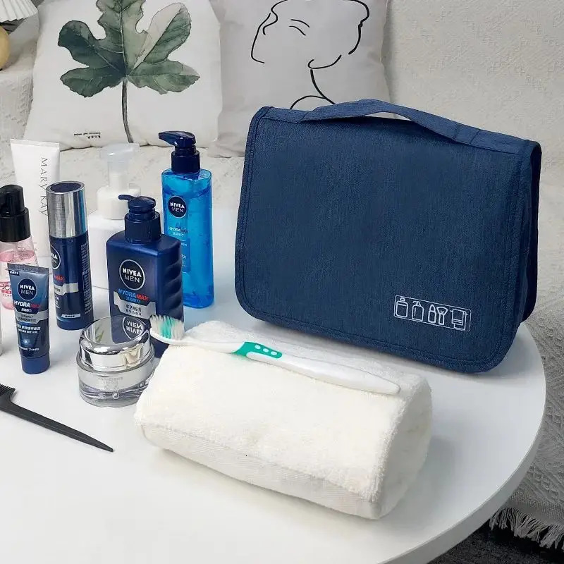 Quality Travel Makeup Bag Waterproof Cosmetic Toiletries Organizer Hanging Dry And Wet Separation Storage High 250612