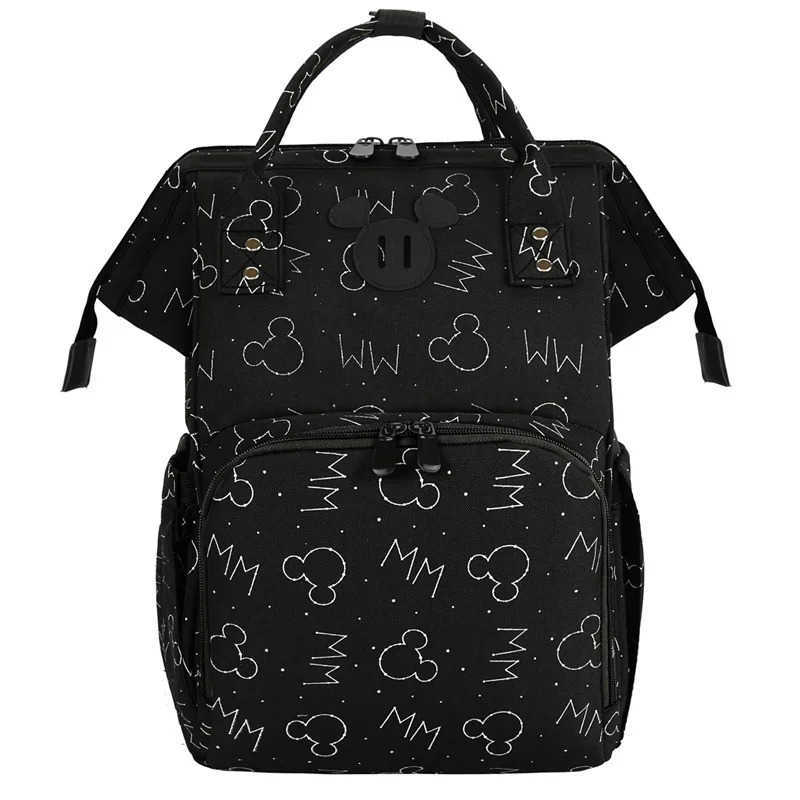 DISNEYMickey Mouse Diaper Bag Backpacks Luxury Brand Fashion Maternity Bags Large Capacity Multifunctional Baby Diaper Bags W250623