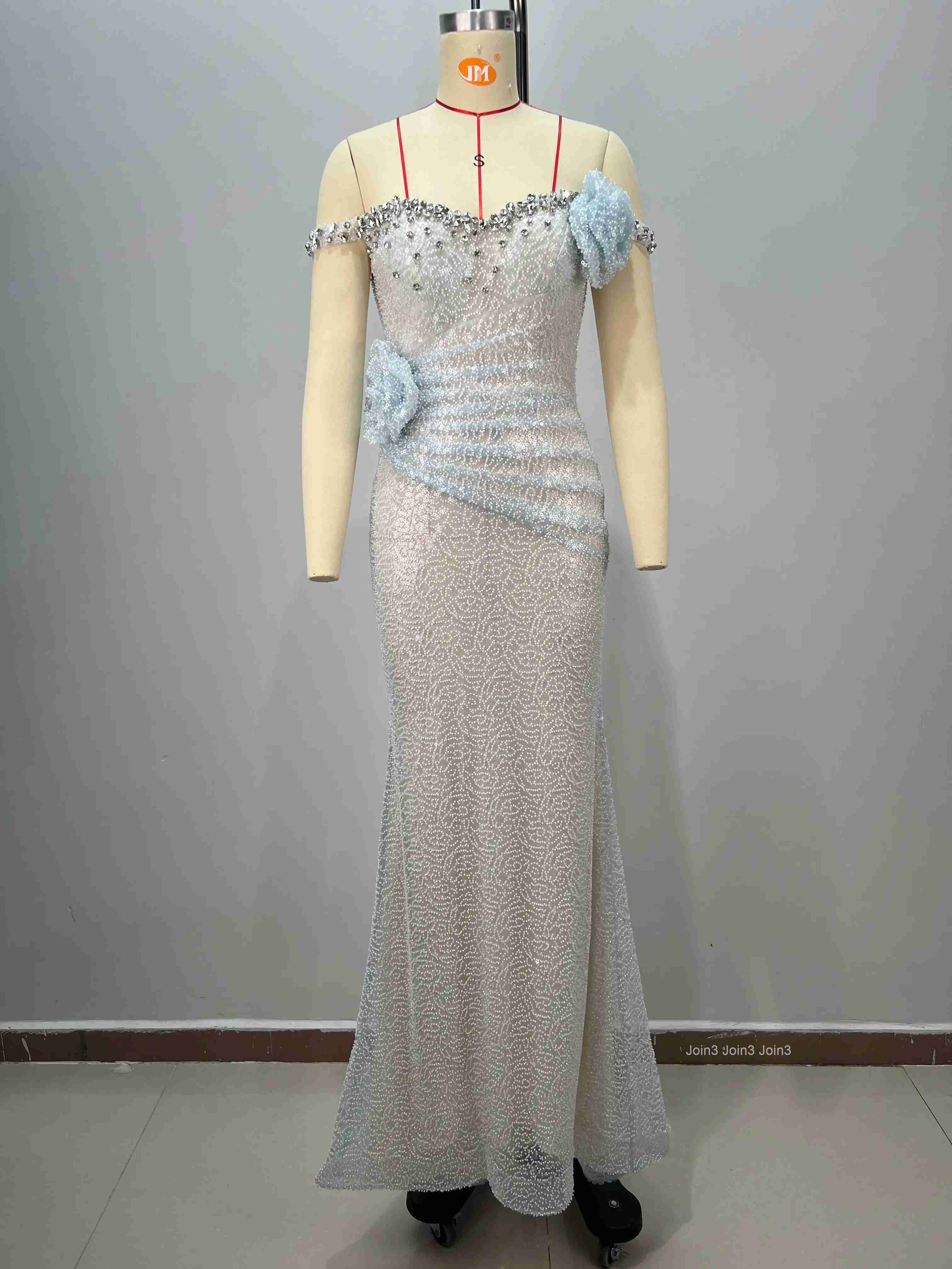 Womens Silver Sequin Bandage Dress Off-Shoulder Backless Mermaid Gown Ruched Waist Fishtail Evening Party Dress