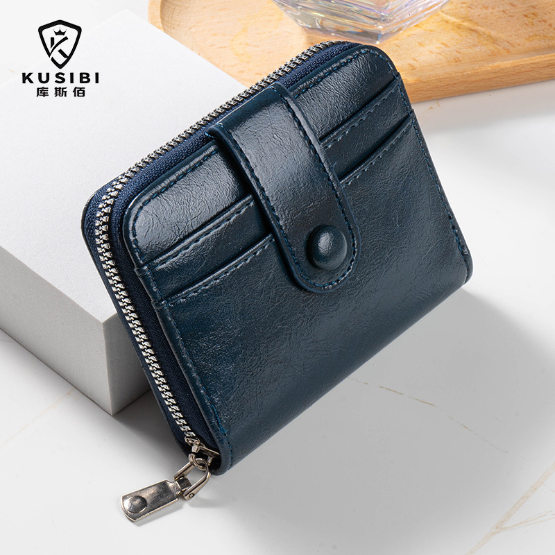 Free Shipping Luxury Fashion Multi-card Slot Designer Wallet Unisex Zipper Coin Purse Card Holder Bag In Stock Storage Bag