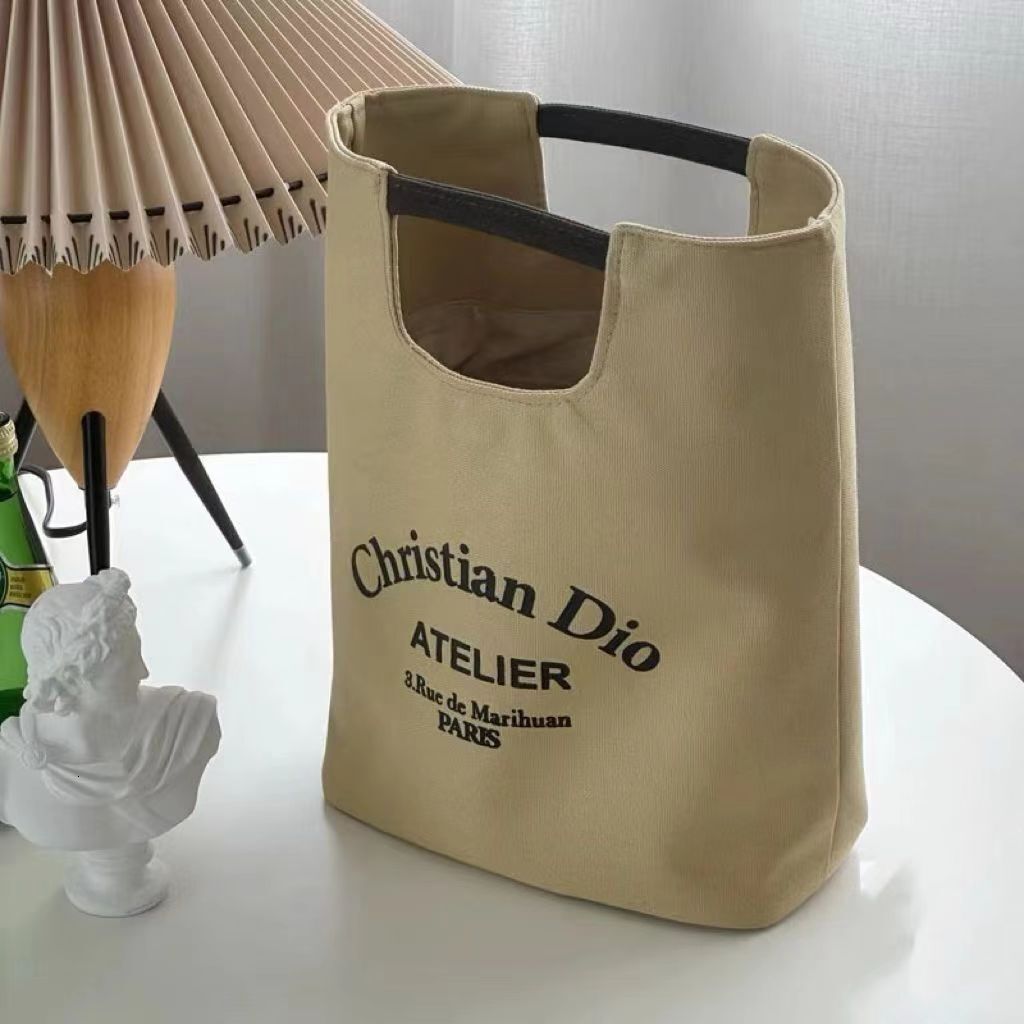 Women's Canvas Bag Handbag Free Shipping Designer Fashion Work Makeup Mommy Bag Student Lunch Box Designer Bag Bucket Lunch Box Casual Cloth Bag