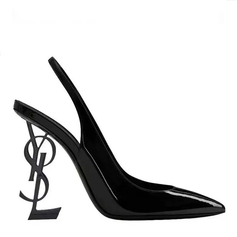 2025 Hot New Dress Shoes Free Shipping Classic Designer Shoes for Women Stiletto Heel Black Gold High-heeled Sandals for Ladies Party Wedding Office 0