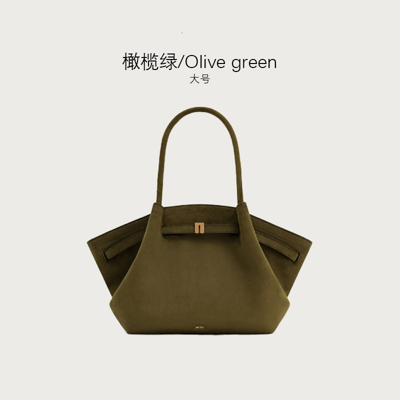 DHAL JWpei Tote 2024 Autumn Winter New High-end Suede designer bags Commuter Large Capacity Handbag Shoulder Dumpling Bag