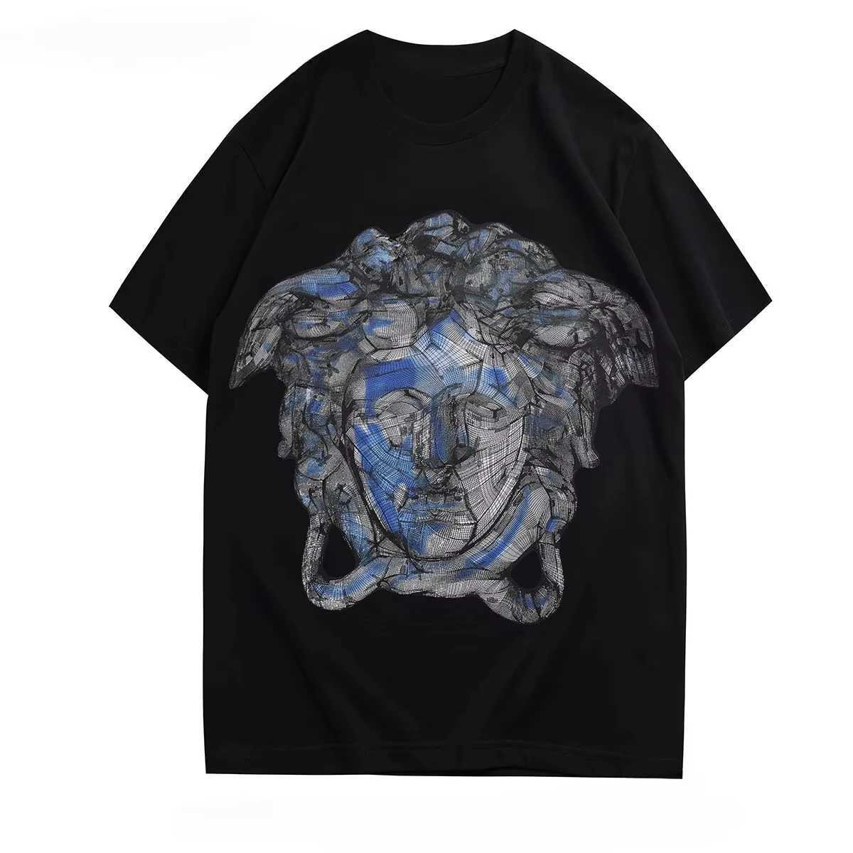 Short-sleeved Combed Cotton Fabric Summer Upper Body Super Comfortable Pure Cotton Leisure Sports Luxury Short-sleeved T-shirt X250623