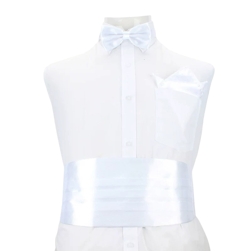 Black Floral Silk Wedding Mens Cummerbunds Bow Tie Brooch Set Tuxedo Formal Wide Belt Ceremonial Belt Elastic Waistband DiBanGu 241227