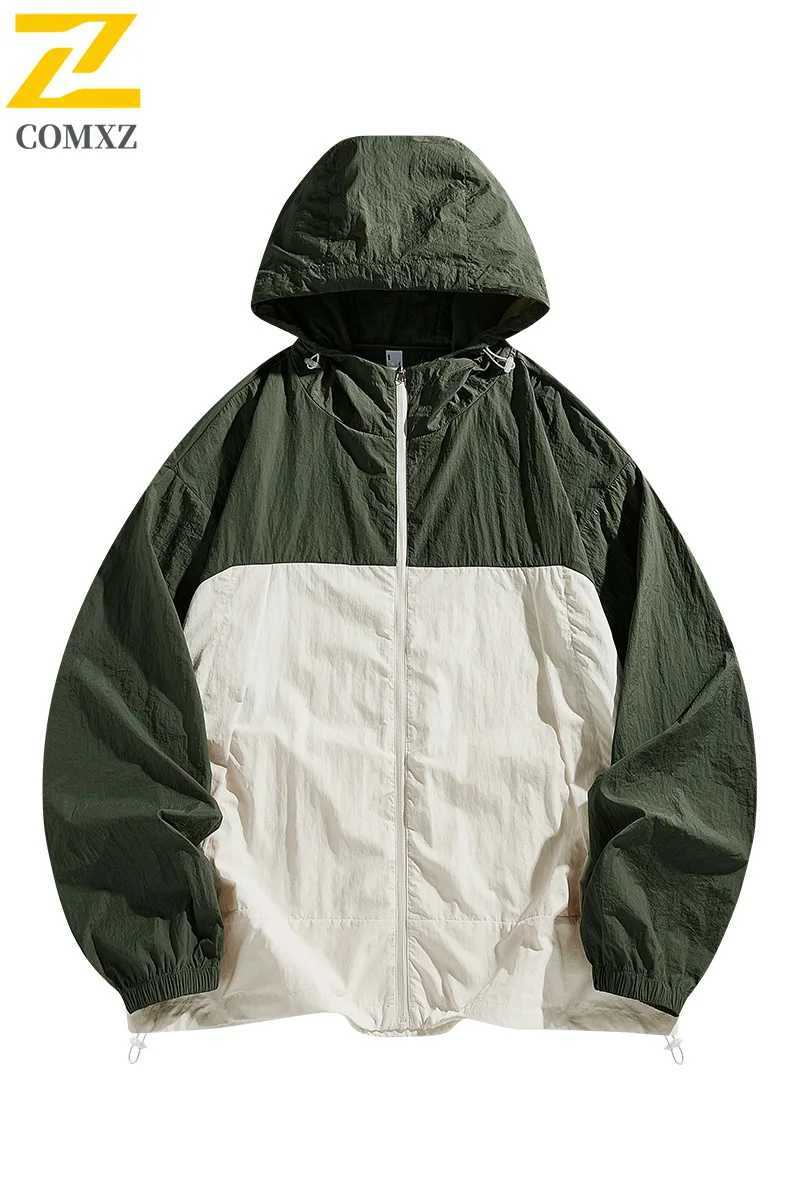 2025 Summer UV Hooded Jacket Mens Womens Sunscreen Clothing Casual Outdoor Light Fishing Overalls Quick Dry Skin Windbreaker W250623