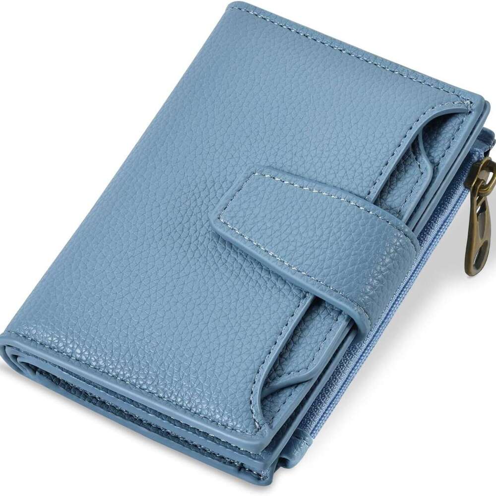 Multi-Card Slot Foldable Zipper Long Large Capacity Simple Ultra-Thin Leather Multi-Function Women's Wallet