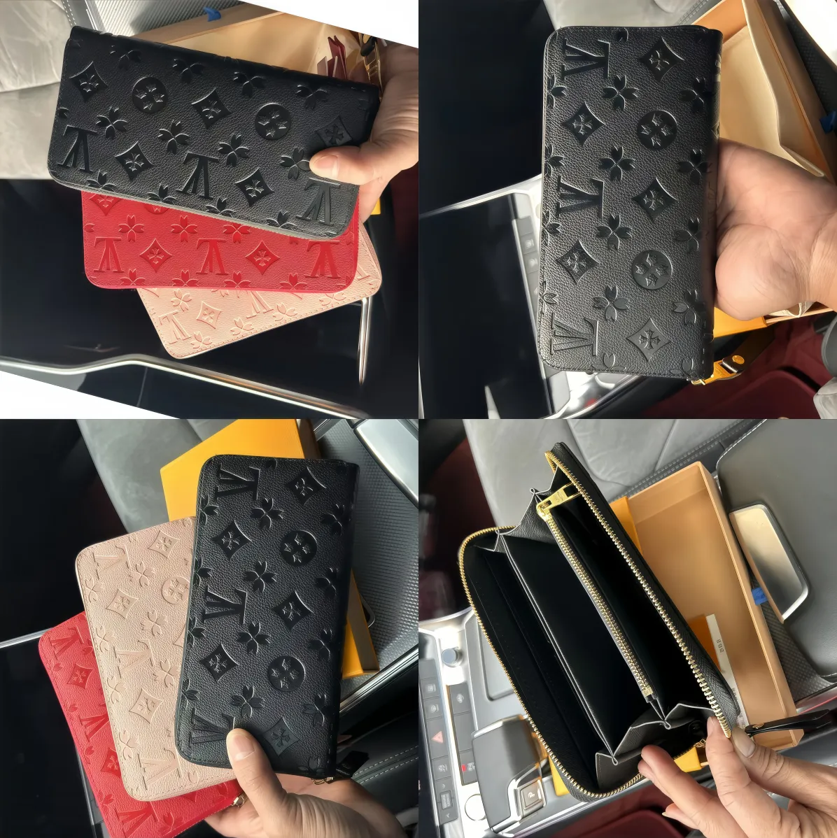 Luxury Fashion For women clutch ladies long wallet pu leather single zipper wallets classical coin purse card holder purses designer bag bags handbag