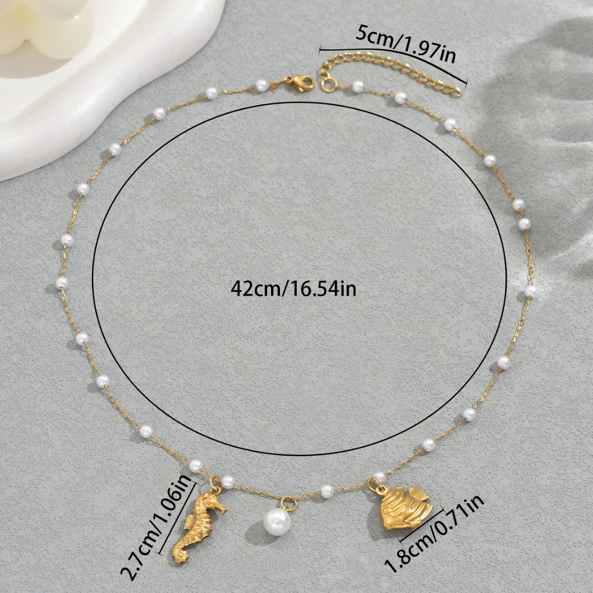 New Fashion Jewelry Ocean Style Women's Necklace Seahorse Design Choker