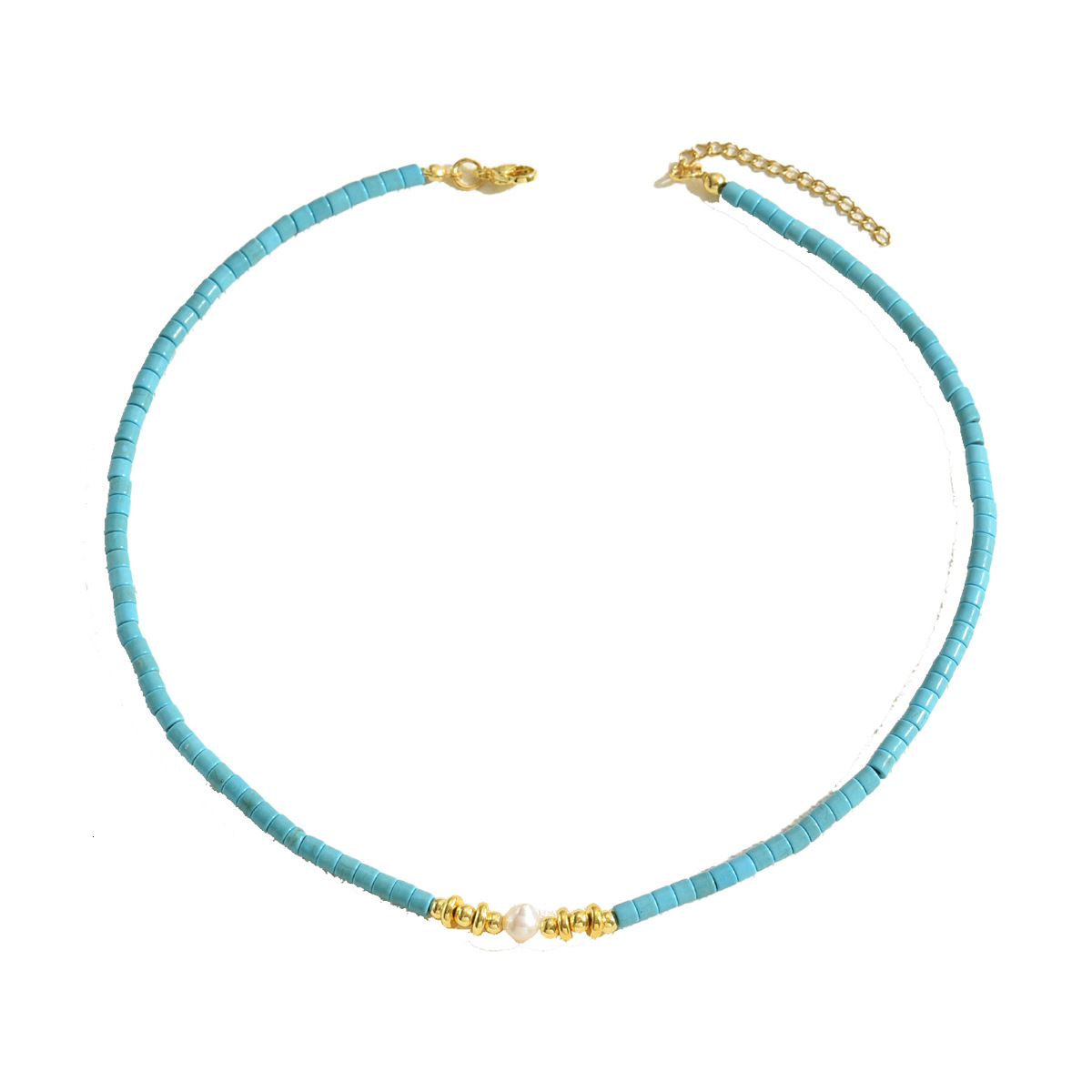 Palace Style Women's Long Clavicle Chain Personality Pearl Design High-End Necklace Jewelry