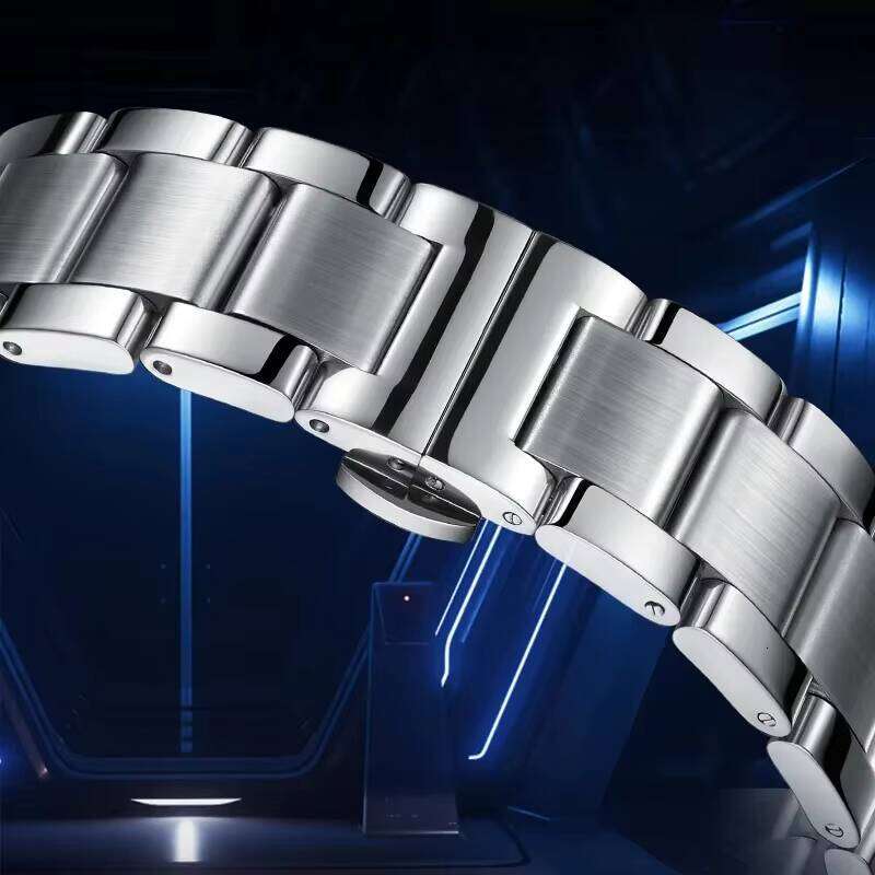 DHgadgets Mark Fairwhale 6960 FW-6960 Luxury Mechanical Automatic Watch Fashion Hollow Skeleton Stainless Steel Strap