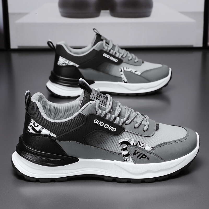 Summer New Breathable Mesh new Men's Sports Korean Style Trendy Versatile Casual Shoes Dad Sneakers
