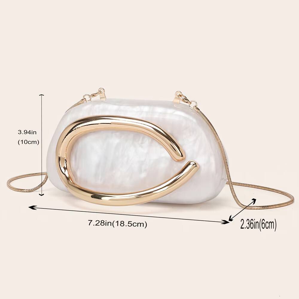 Fashion Women's Handbag Bride Metal Gold Women Luxury Evening Banquet Clutch Shoulder Wedding Purse Party Crossbody Bag