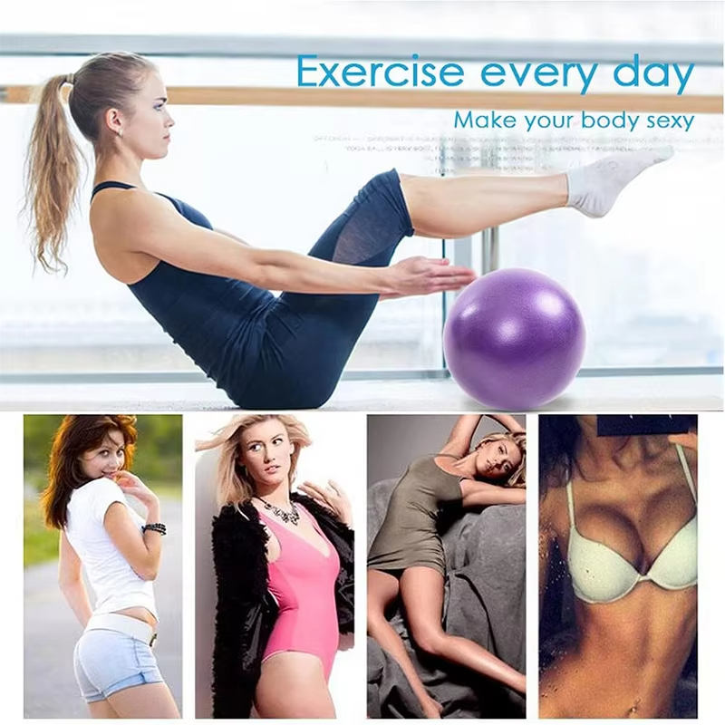 Yoga Ball 25cm Yoga Fitness Equipment Mini Ball Pilates Mai Pipe Ball Gymnastics Balance Fitness Hip Ball Pilates Ball Explosion proof Yoga Core Ball 