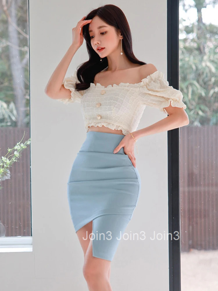 New Fashion Summer Fake 2 Pieces Party Prom Short Dress Women Chic Sexy Off-Shoulder Slim Wrap Hip Midi Irregular Mujer Vestidos