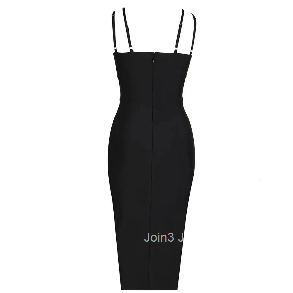 Womens Clothing Hot Sale Fashion Shell Breast Cup Sexy Hollow Bandage Dress 2 Color Sleeveless Beading Lady Bodycon Party Wear