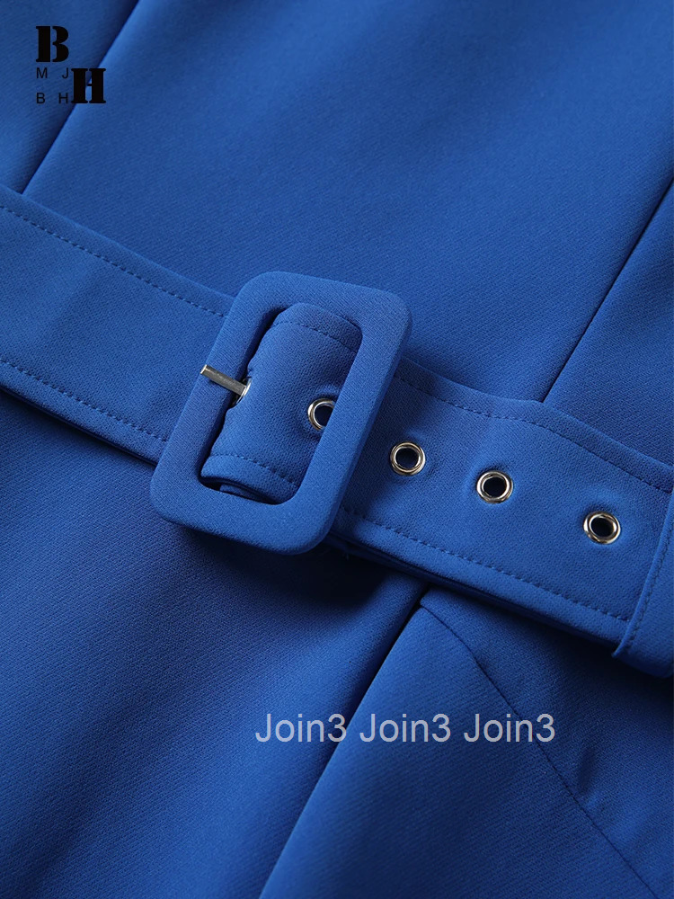 Summer Lady Work Style Formal Occasion Solid Pencil Dress Women Clothing Elegant Office Commute Square Collar Belt Slim Vestidos