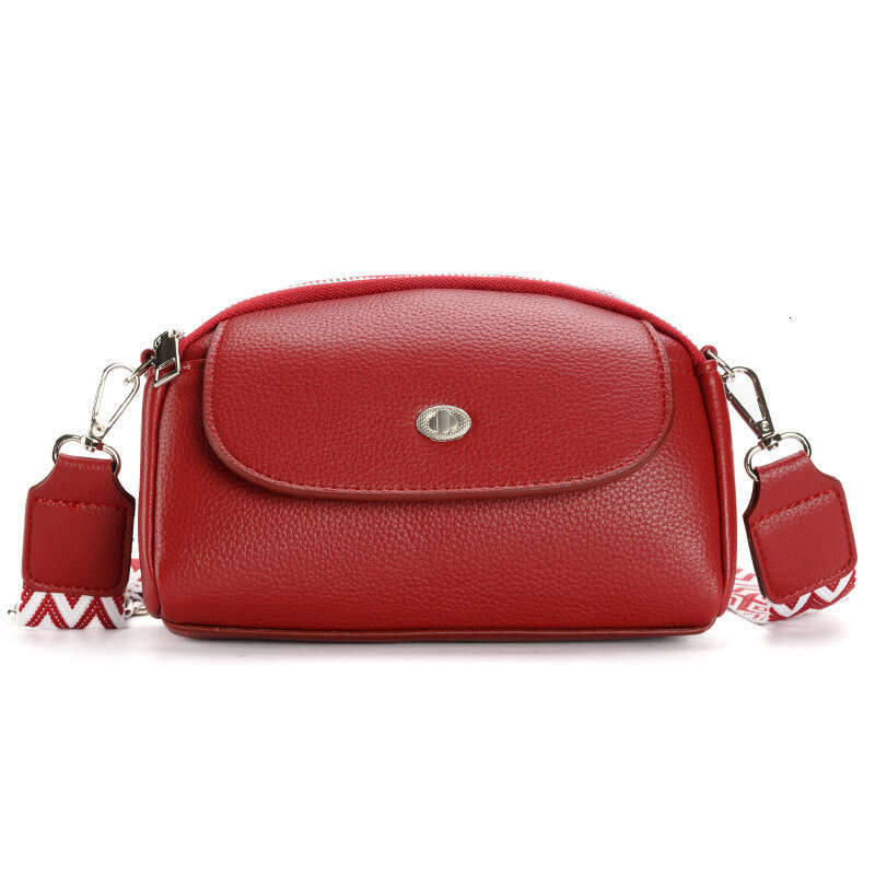 2024 New Korean Style Commuter Single Shoulder Crossbody Dumpling INS Niche High-end Wide Strap Women's Phone Bag