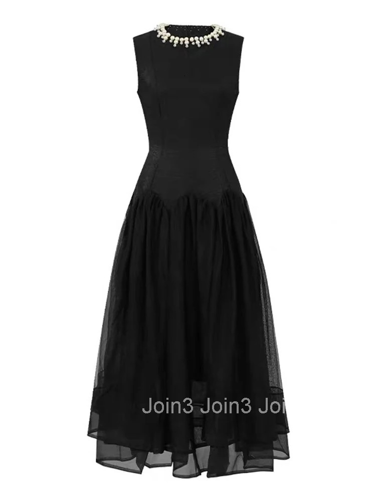 Summer Fashion Casual Black Gown Evening Dress Women Clothes Elegant O-Neck Sleeveless Slim Maxi Robe Party Prom Vestidos Fiesta