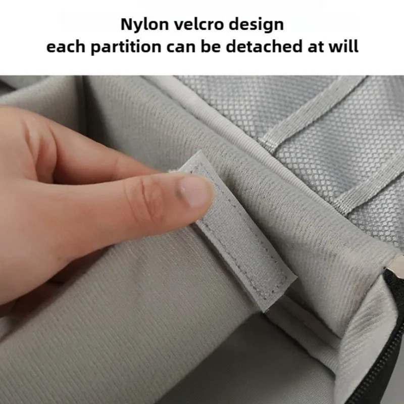 Electronic Accessory Bag Portable Travel Cable Organizer Waterproof Double Layer Phone Charger Flash Drive 250612