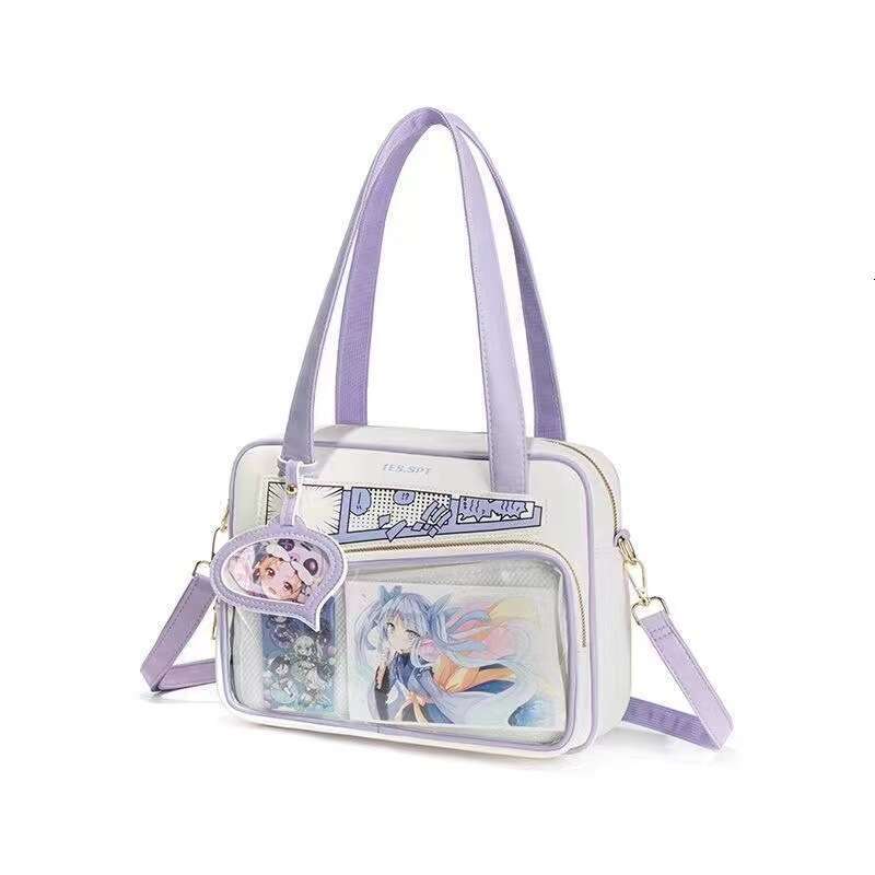 Small Capacity Pain Casual Student Uniform Bag for Girls Anime Style Daily Crossbody Shoulder Handbag
