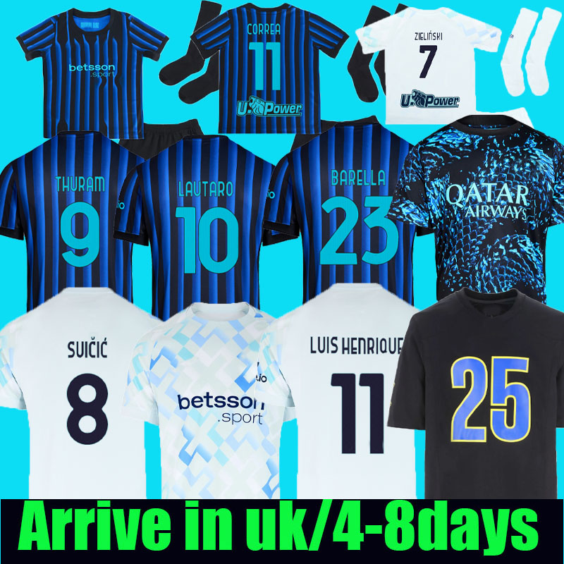 25 26 Maglia LAUTARO fianl Soccer Jerseys BARELLA LUIS Henrique FRATTESI INTERS THURAM Sucic CALHANOGLU Football Shirt 2025 2026 s Rossi Special Men Kids kit