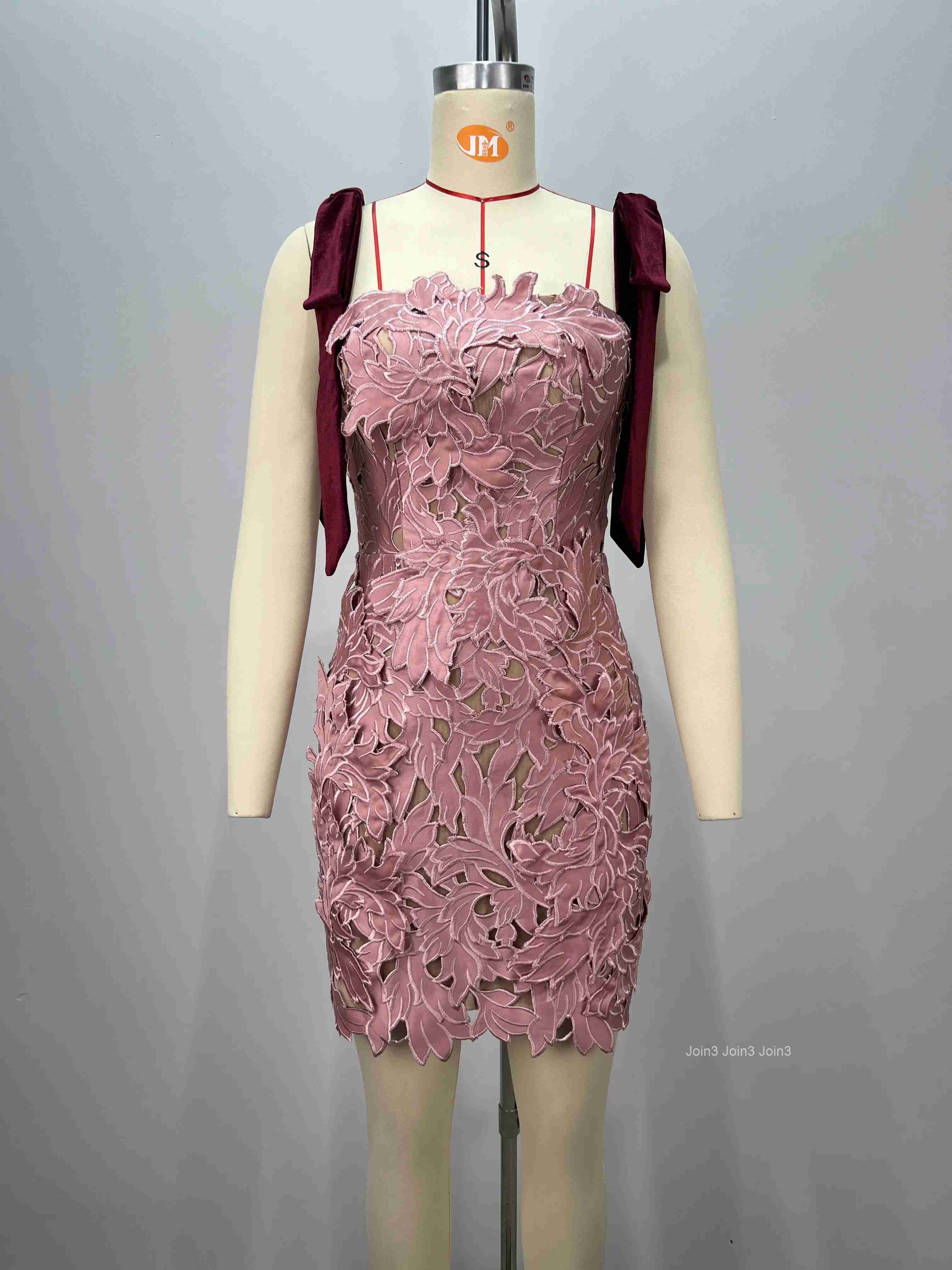 Womens Blush Pink Lace Bandage Dress Sweetheart Neckline Keyhole Back Mermaid Evening Gown Sheer Cut-out Formal Party