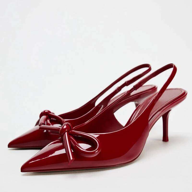 Summer High Heel Women Sandals Fashion Shallow Butterfly-knot Elegant Wedding Party Shoes